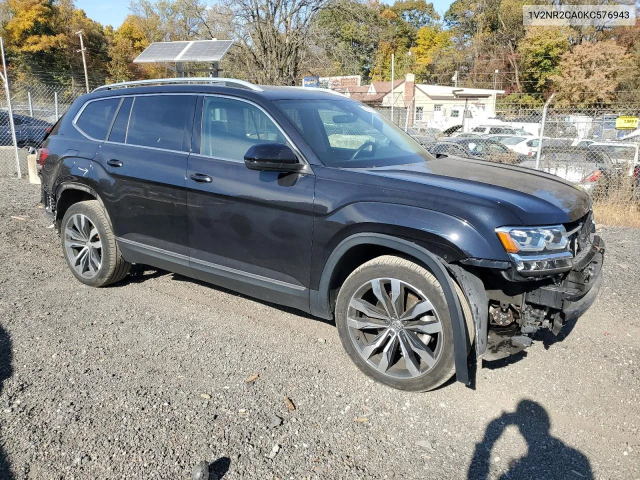 2019 Volkswagen Atlas Sel Premium VIN: 1V2NR2CA0KC576943 Lot: 78187874