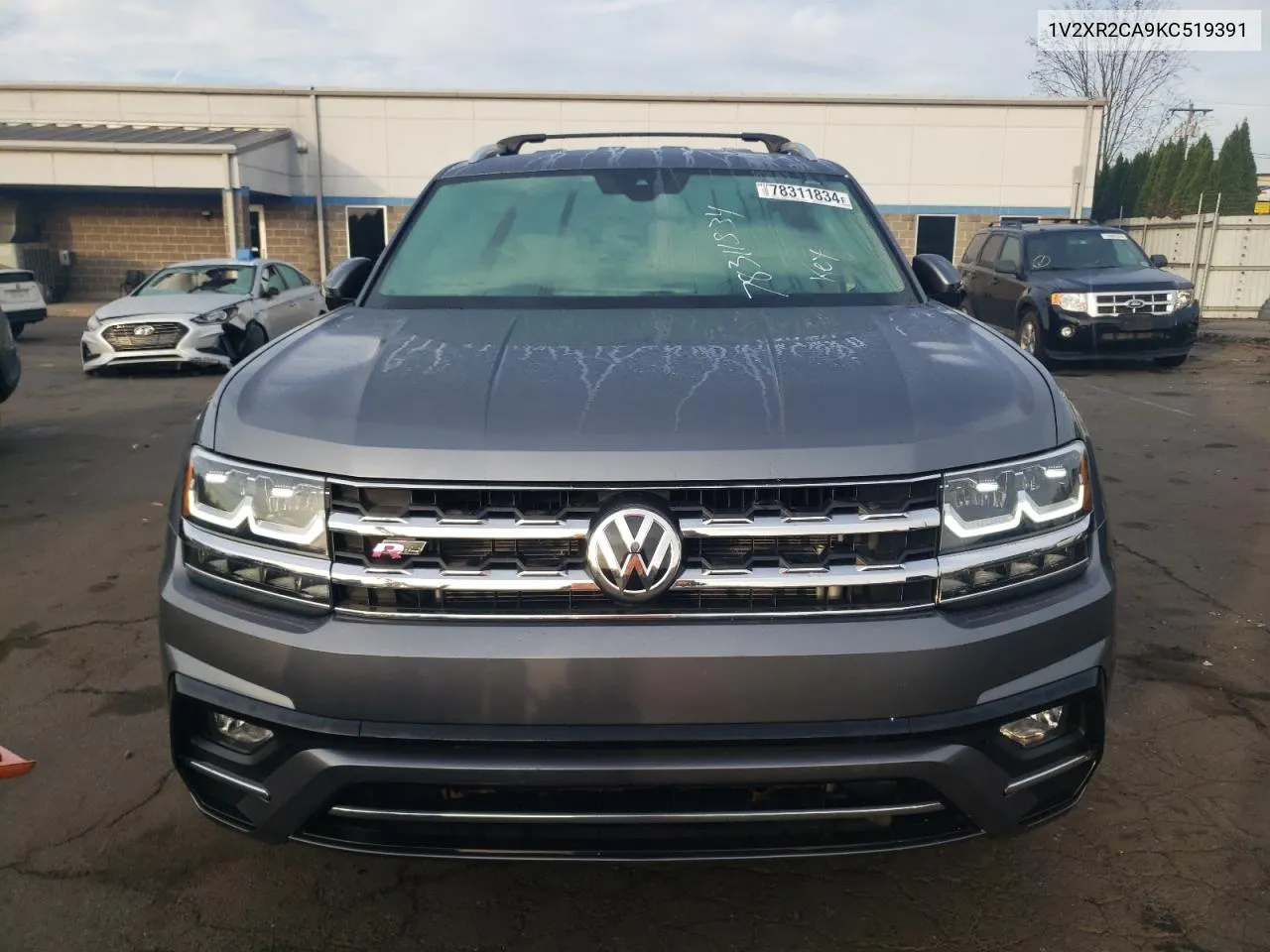 2019 Volkswagen Atlas Se VIN: 1V2XR2CA9KC519391 Lot: 78311834