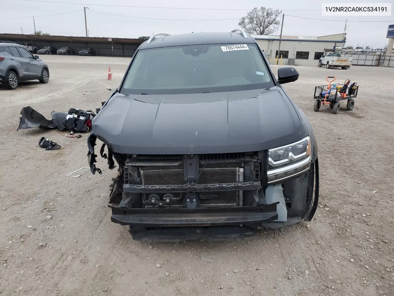 2019 Volkswagen Atlas Sel Premium VIN: 1V2NR2CA0KC534191 Lot: 78674444