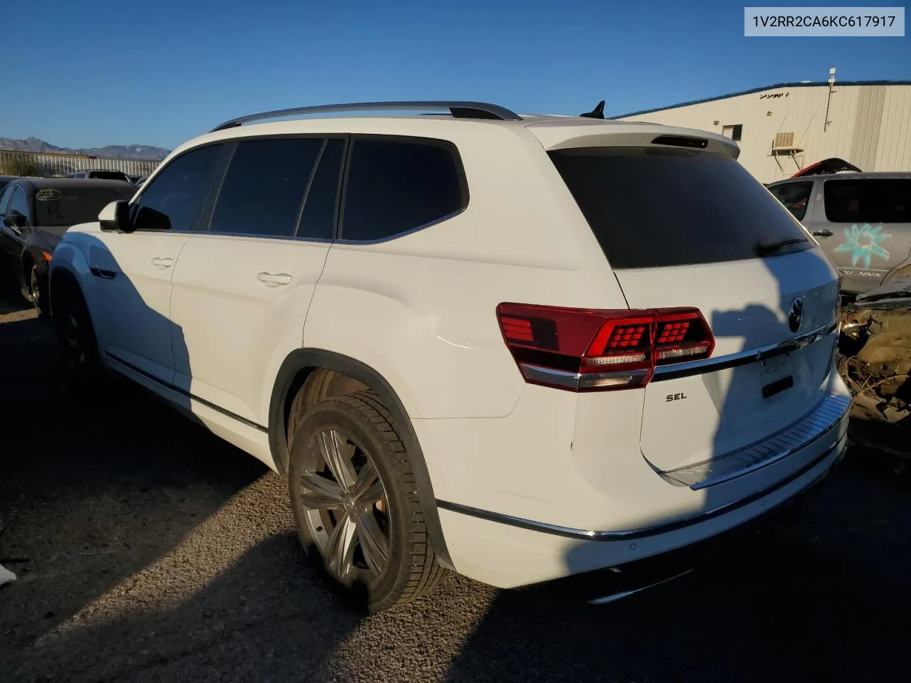 2019 Volkswagen Atlas Sel VIN: 1V2RR2CA6KC617917 Lot: 78886024