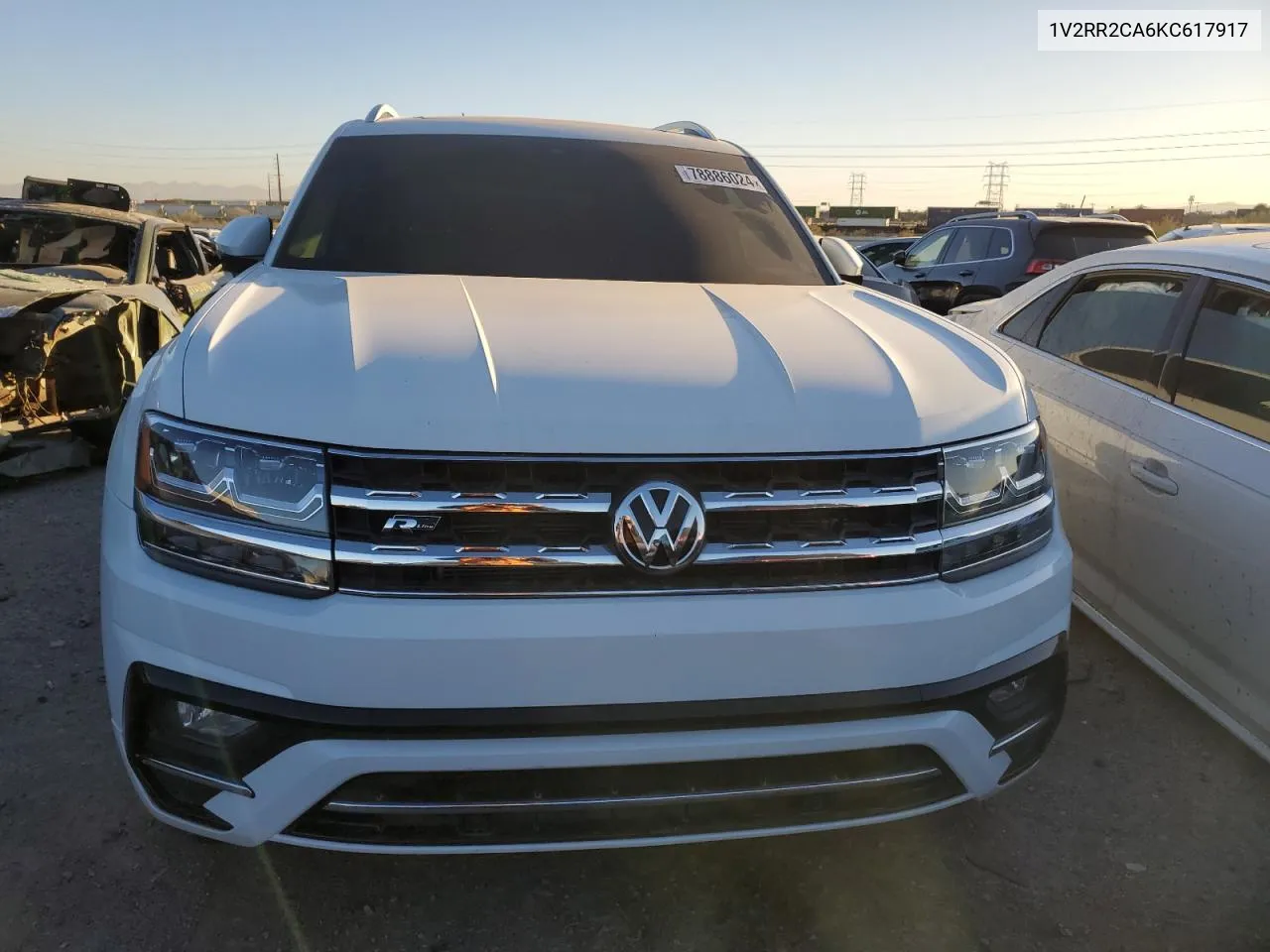 2019 Volkswagen Atlas Sel VIN: 1V2RR2CA6KC617917 Lot: 78886024