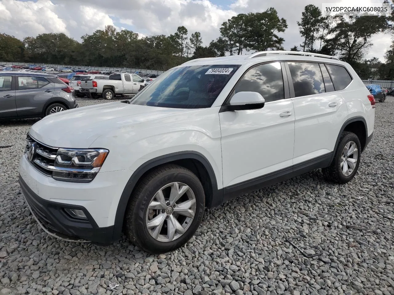 2019 Volkswagen Atlas Se VIN: 1V2DP2CA4KC608035 Lot: 79404024