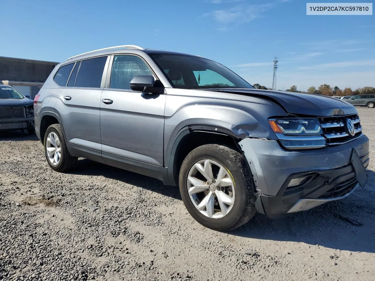 2019 Volkswagen Atlas Se VIN: 1V2DP2CA7KC597810 Lot: 79636964