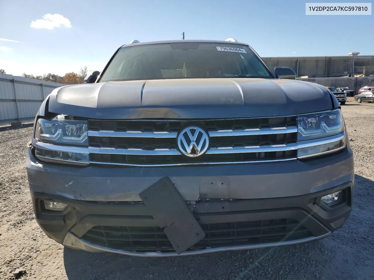 2019 Volkswagen Atlas Se VIN: 1V2DP2CA7KC597810 Lot: 79636964