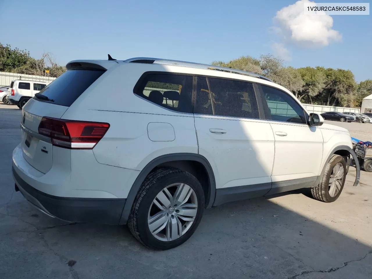 2019 Volkswagen Atlas Se VIN: 1V2UR2CA5KC548583 Lot: 80003724