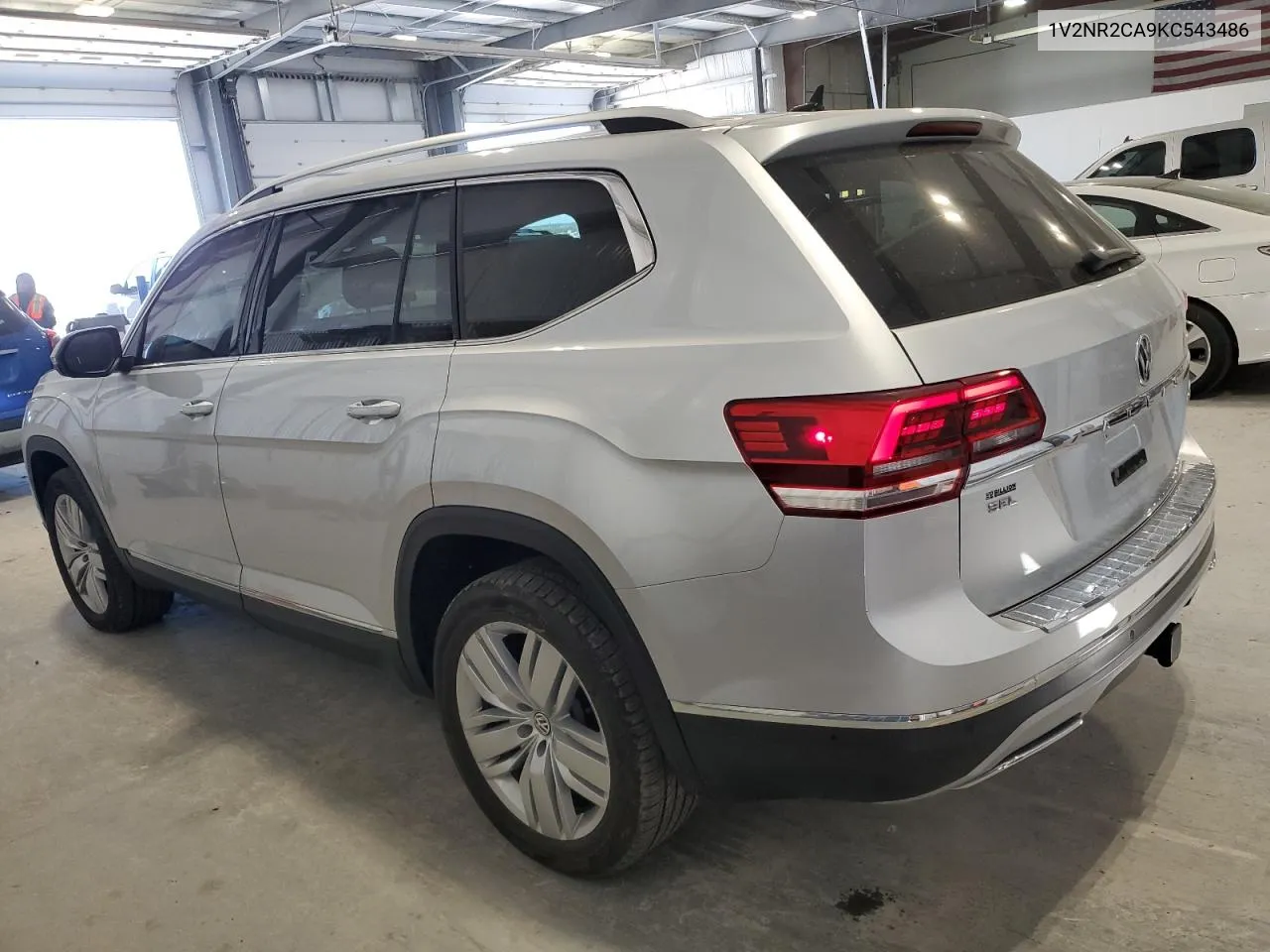 2019 Volkswagen Atlas Sel Premium VIN: 1V2NR2CA9KC543486 Lot: 80992004