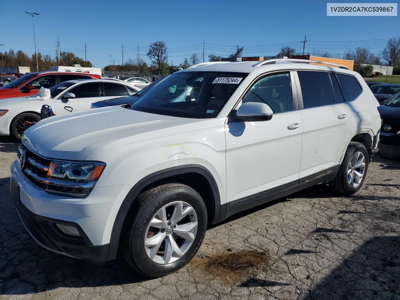 2019 Volkswagen Atlas Se VIN: 1V2DR2CA7KC539867 Lot: 81175244