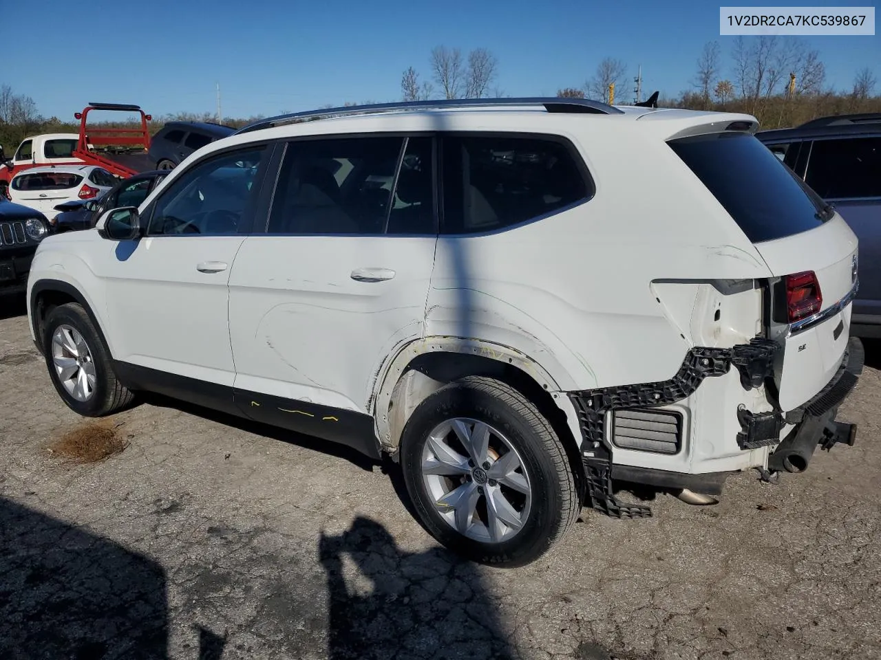 2019 Volkswagen Atlas Se VIN: 1V2DR2CA7KC539867 Lot: 81175244