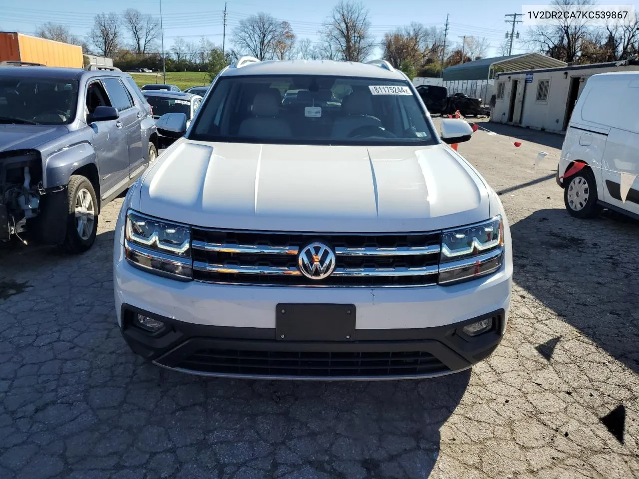 2019 Volkswagen Atlas Se VIN: 1V2DR2CA7KC539867 Lot: 81175244