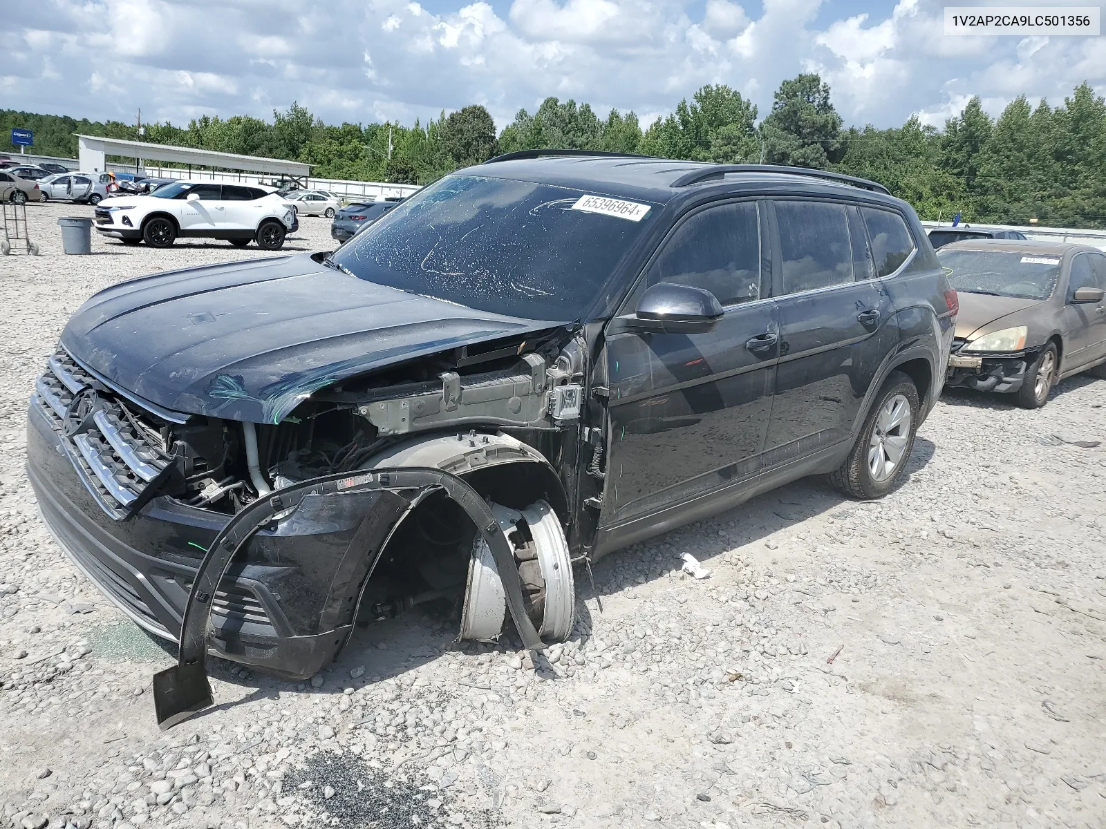 2020 Volkswagen Atlas S VIN: 1V2AP2CA9LC501356 Lot: 65396964