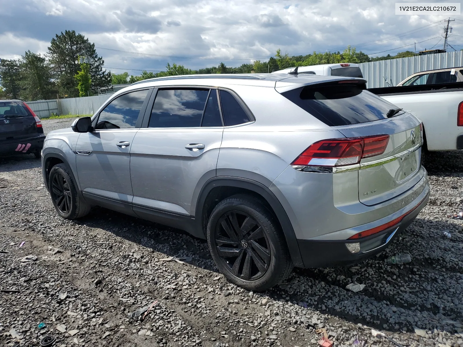 2020 Volkswagen Atlas Cross Sport Se VIN: 1V21E2CA2LC210672 Lot: 66603374