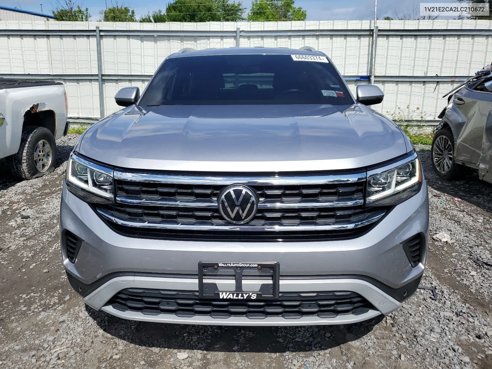 2020 Volkswagen Atlas Cross Sport Se VIN: 1V21E2CA2LC210672 Lot: 66603374