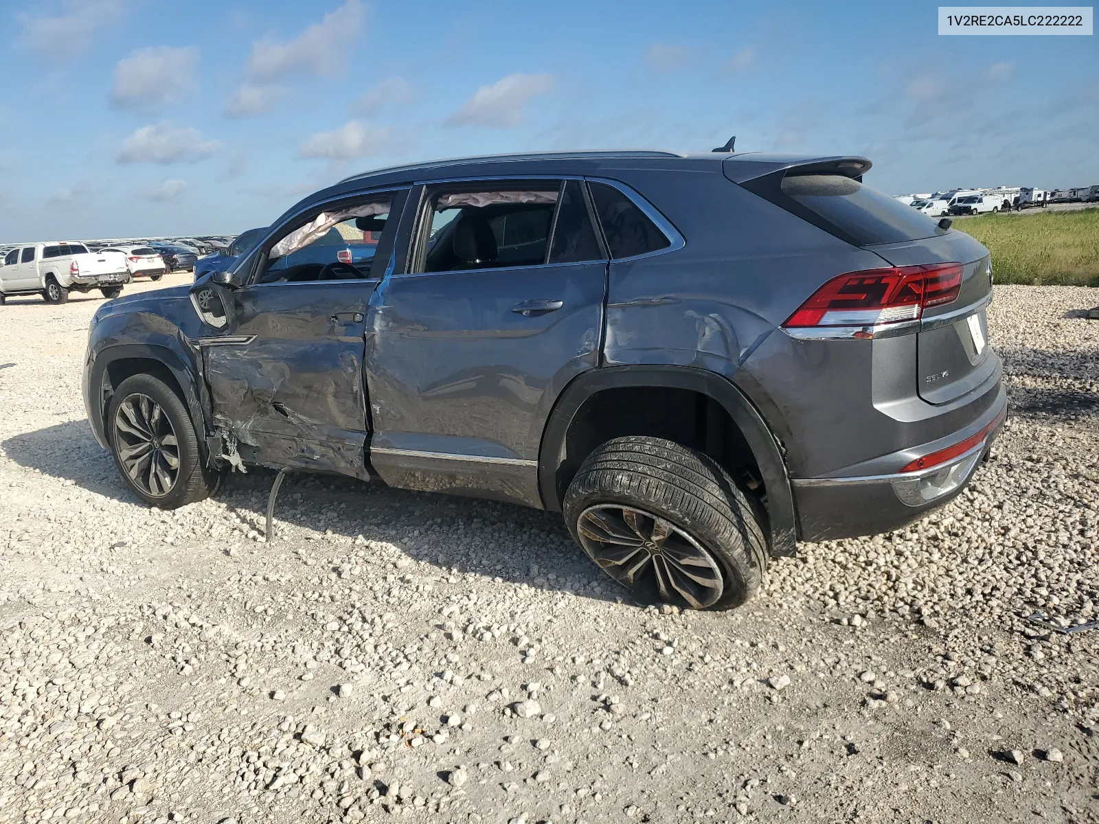 2020 Volkswagen Atlas Cross Sport Sel R-Line VIN: 1V2RE2CA5LC222222 Lot: 67277874