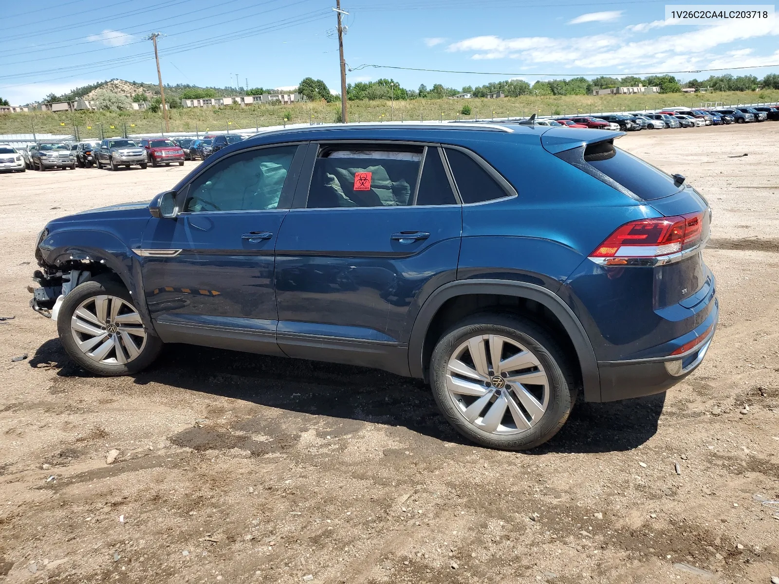 2020 Volkswagen Atlas Cross Sport Se VIN: 1V26C2CA4LC203718 Lot: 67308934