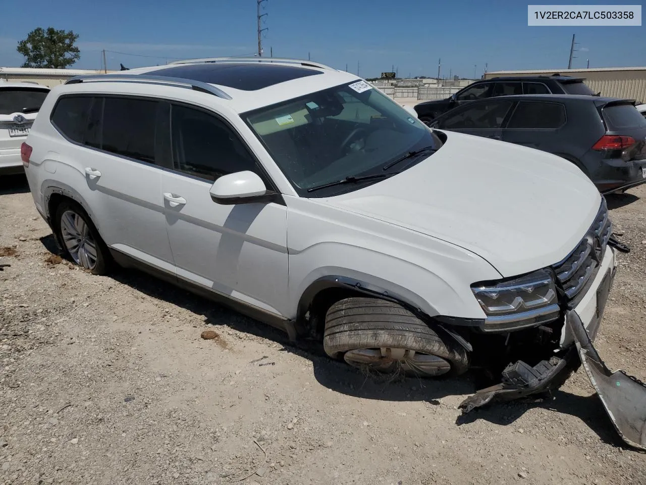 2020 Volkswagen Atlas Sel VIN: 1V2ER2CA7LC503358 Lot: 67472654