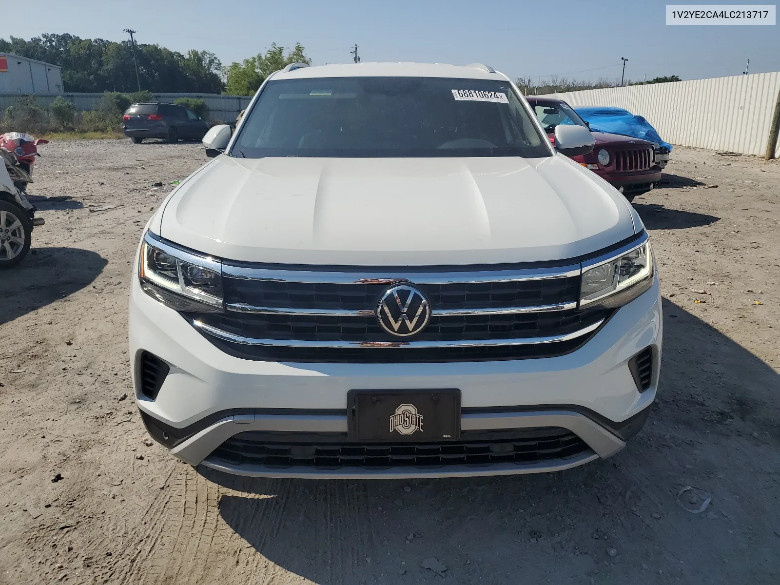 2020 Volkswagen Atlas Cross Sport Se VIN: 1V2YE2CA4LC213717 Lot: 68810624