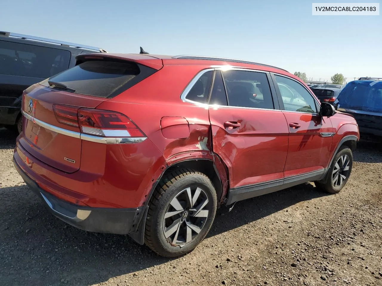 2020 Volkswagen Atlas Cross Sport Sel VIN: 1V2MC2CA8LC204183 Lot: 70204694