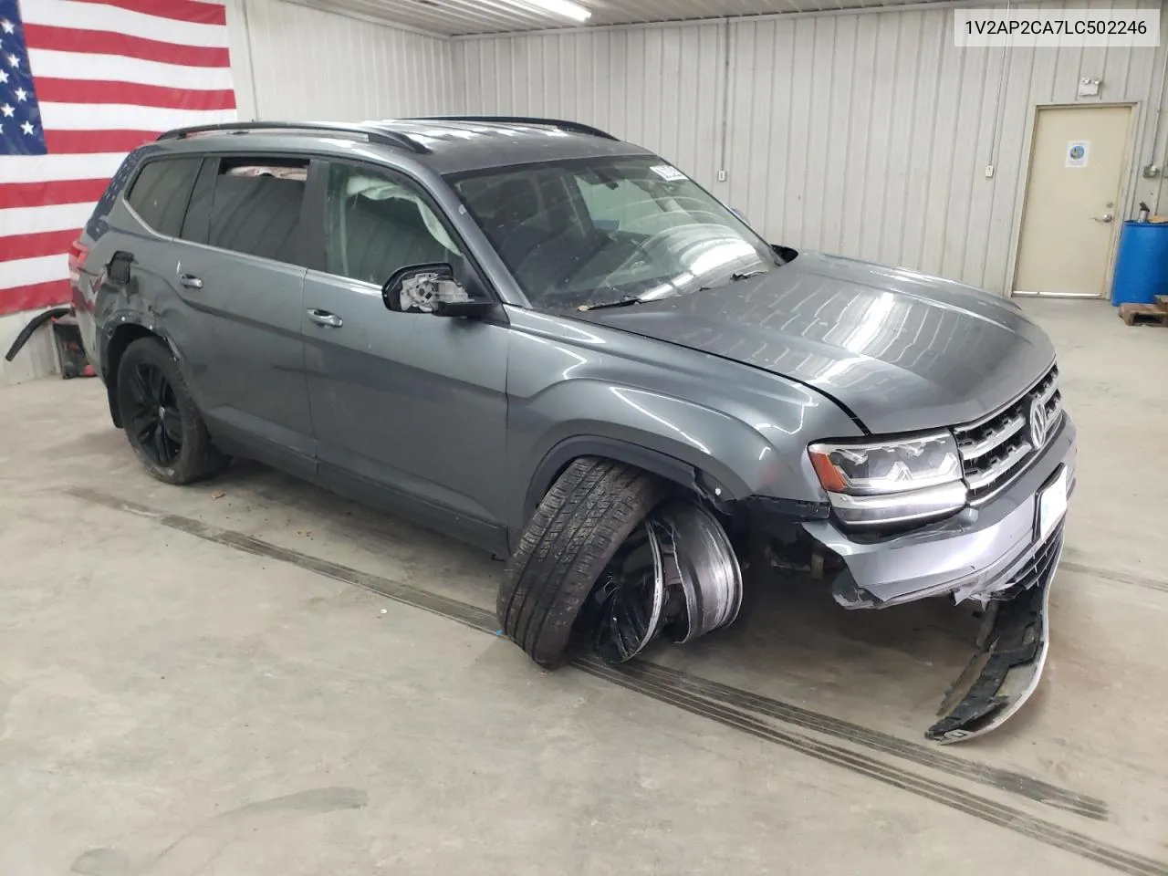 2020 Volkswagen Atlas S VIN: 1V2AP2CA7LC502246 Lot: 70684944