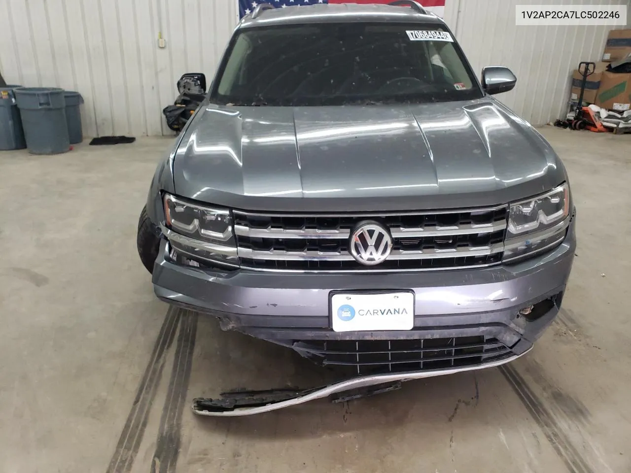 2020 Volkswagen Atlas S VIN: 1V2AP2CA7LC502246 Lot: 70684944