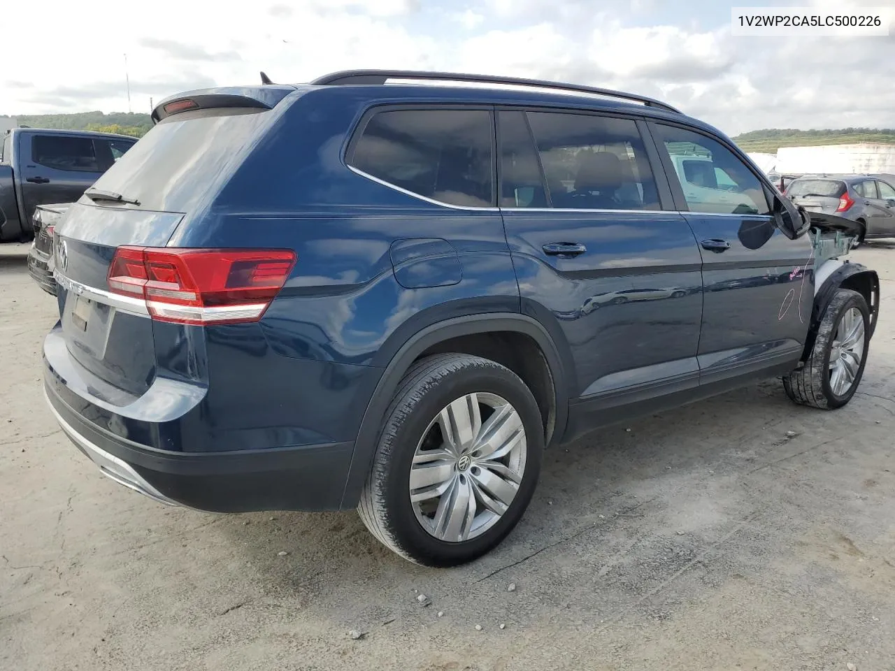 2020 Volkswagen Atlas Se VIN: 1V2WP2CA5LC500226 Lot: 72059834