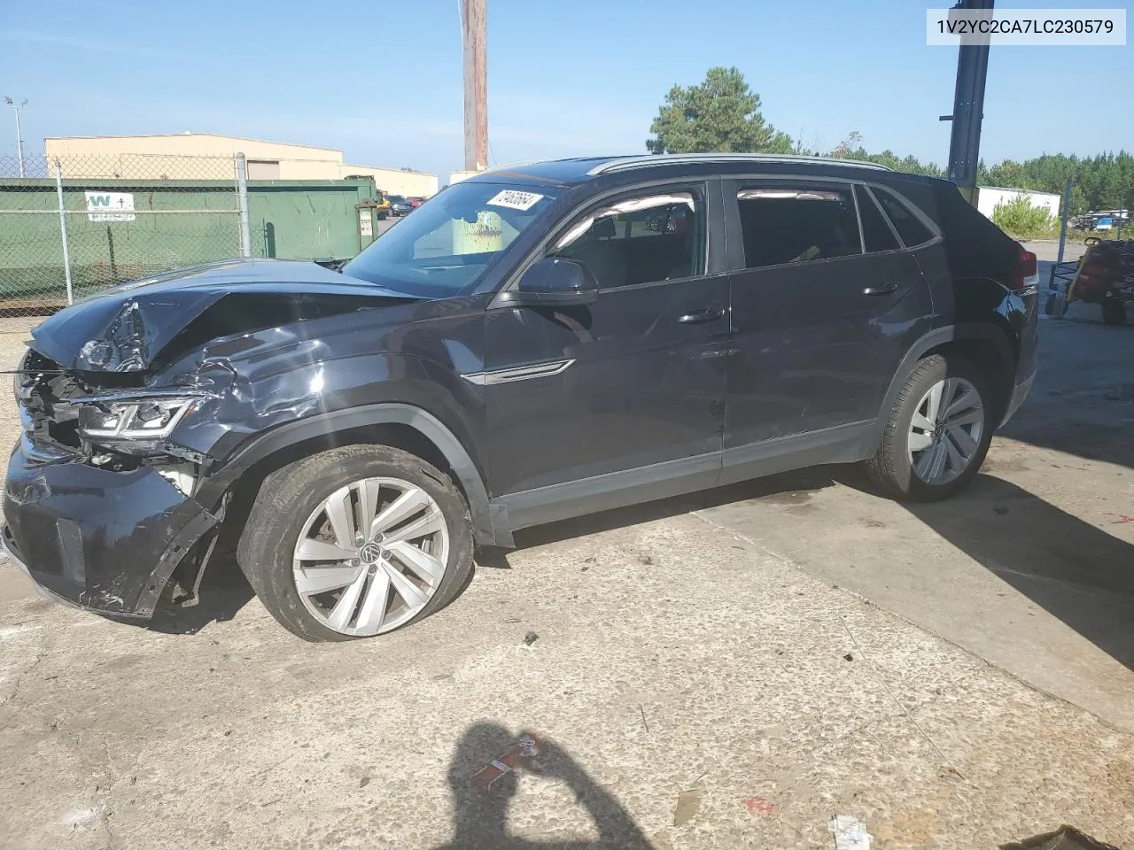 2020 Volkswagen Atlas Cross Sport Se VIN: 1V2YC2CA7LC230579 Lot: 72463664