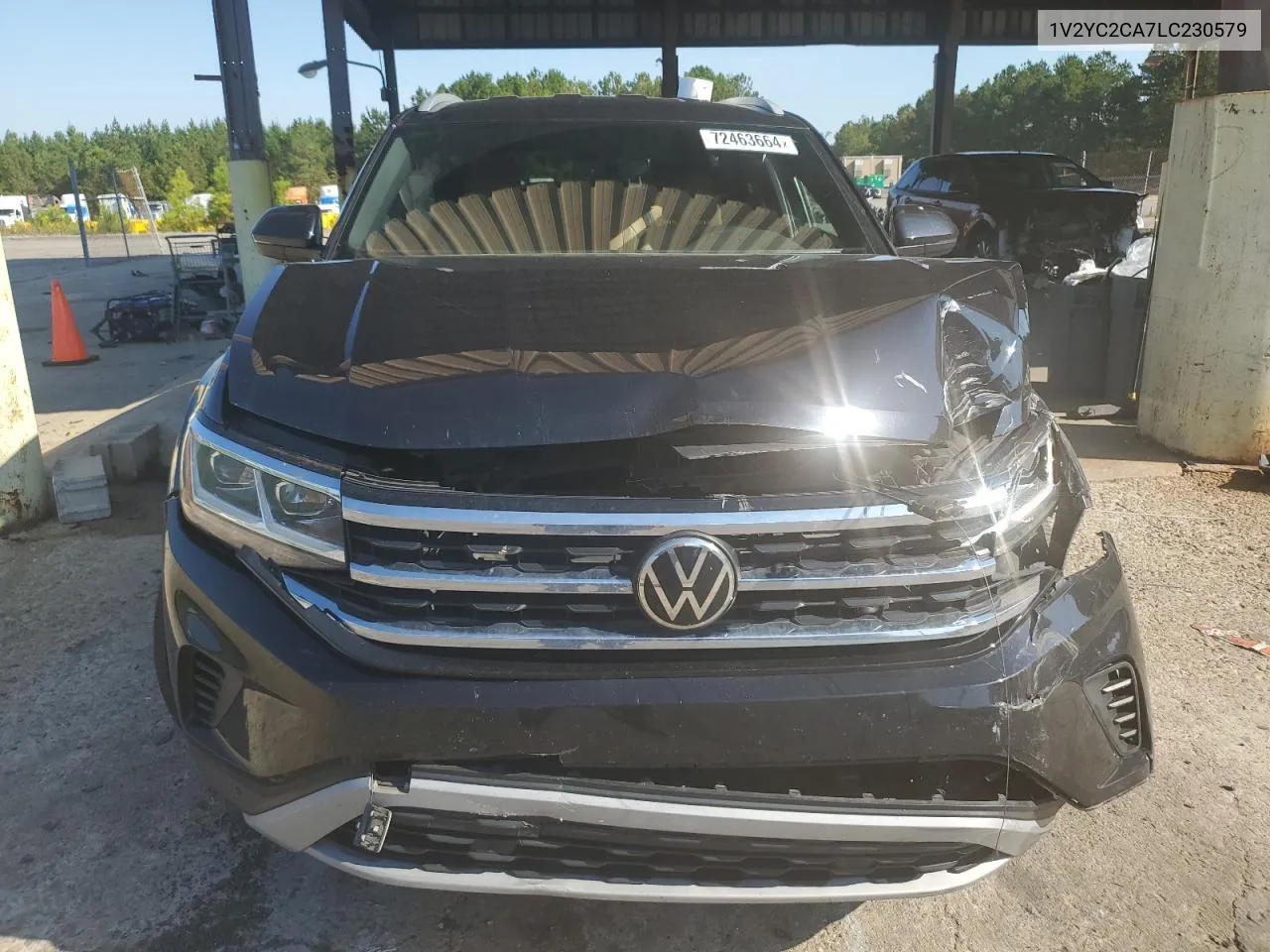 2020 Volkswagen Atlas Cross Sport Se VIN: 1V2YC2CA7LC230579 Lot: 72463664