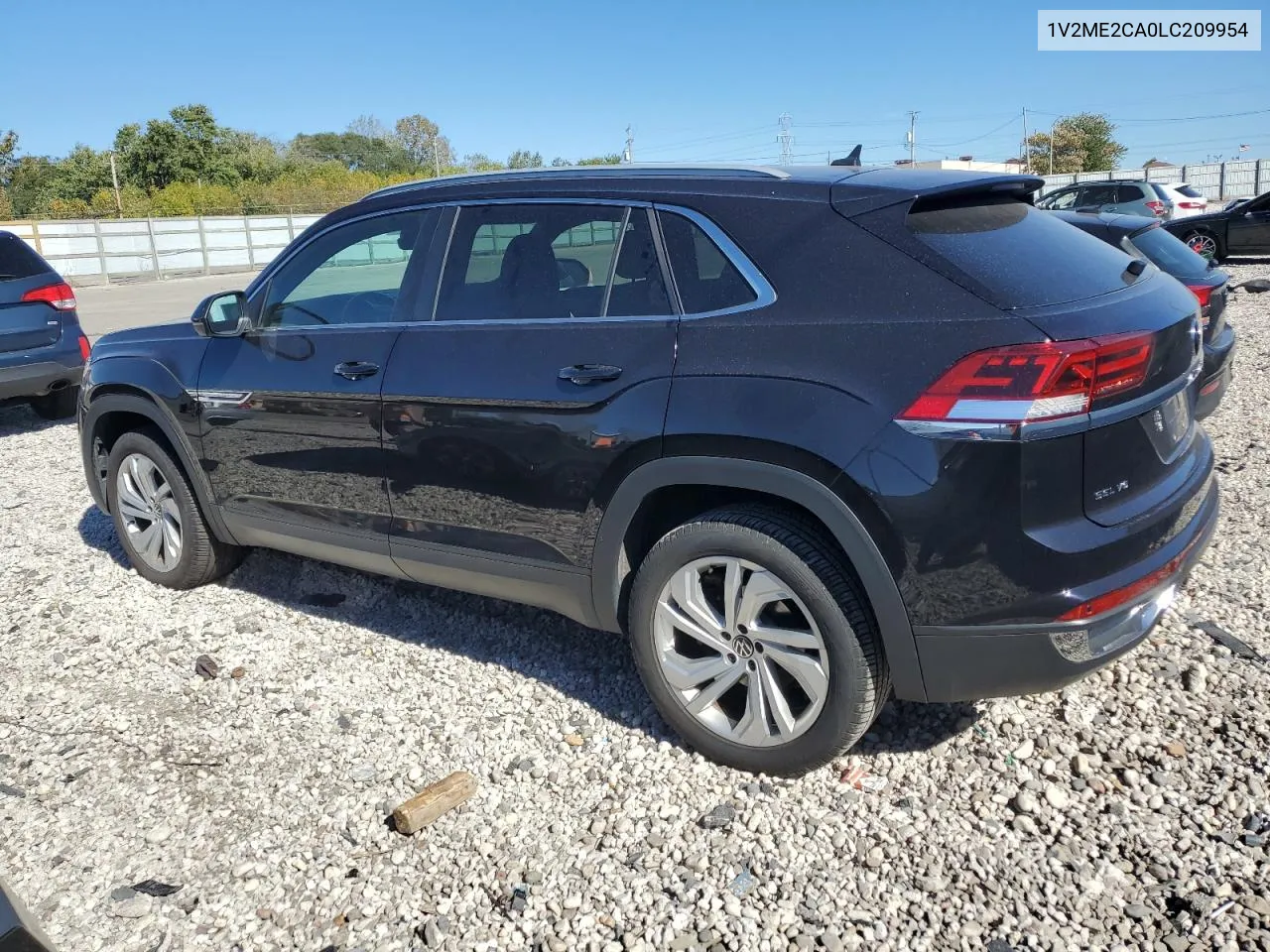 2020 Volkswagen Atlas Cross Sport Sel VIN: 1V2ME2CA0LC209954 Lot: 74786274