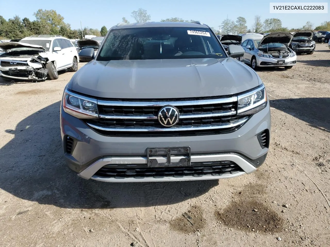 2020 Volkswagen Atlas Cross Sport Se VIN: 1V21E2CAXLC222083 Lot: 74965264