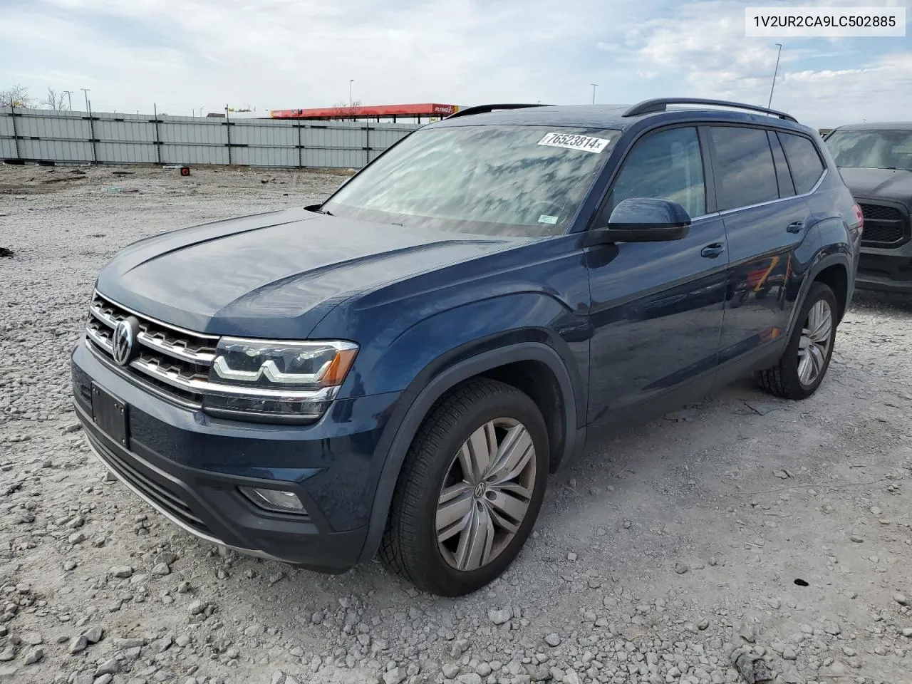 2020 Volkswagen Atlas Se VIN: 1V2UR2CA9LC502885 Lot: 76523814