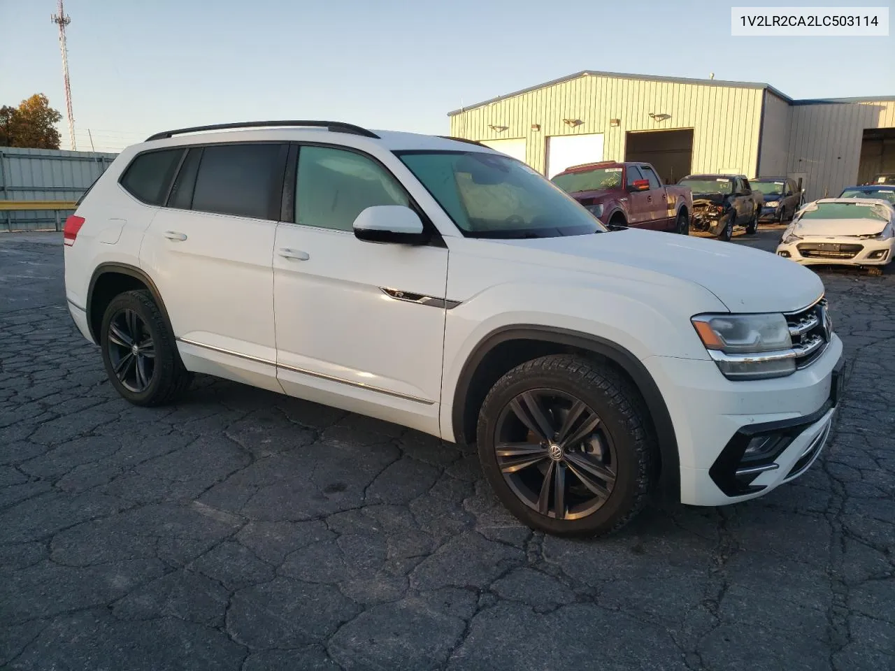 2020 Volkswagen Atlas Se VIN: 1V2LR2CA2LC503114 Lot: 77284454