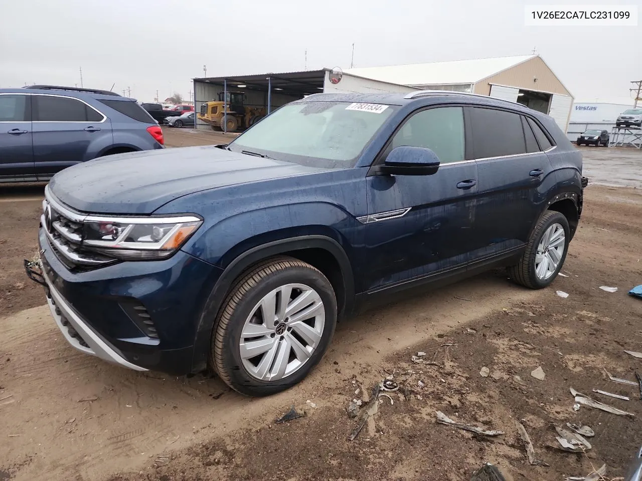 2020 Volkswagen Atlas Cross Sport Se VIN: 1V26E2CA7LC231099 Lot: 77831534