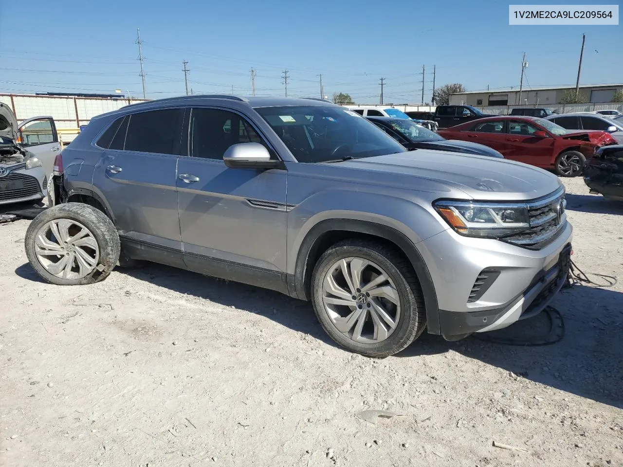 2020 Volkswagen Atlas Cross Sport Sel VIN: 1V2ME2CA9LC209564 Lot: 80423714