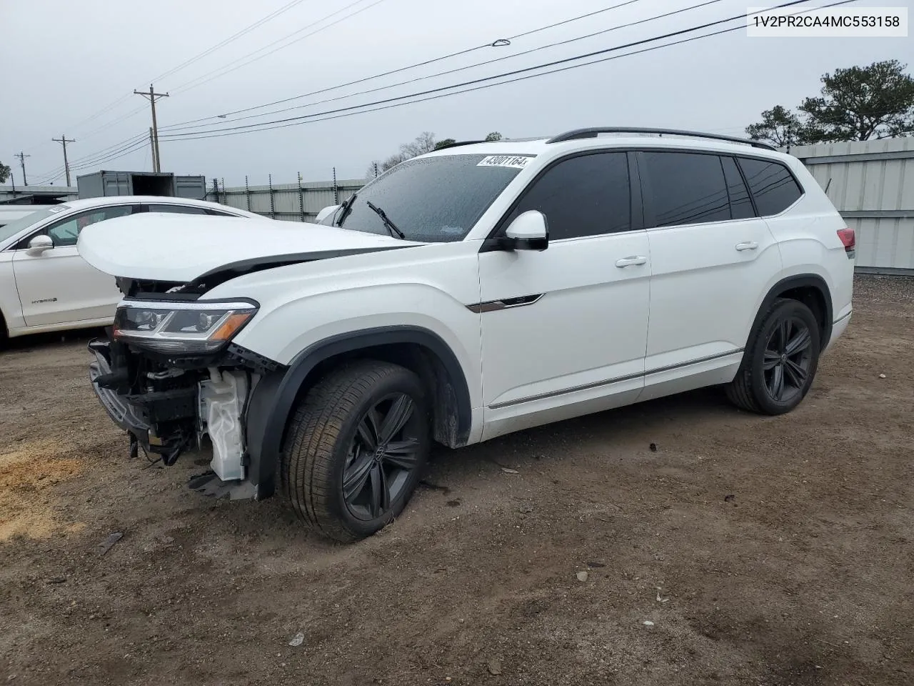 2021 Volkswagen Atlas Se VIN: 1V2PR2CA4MC553158 Lot: 43001164