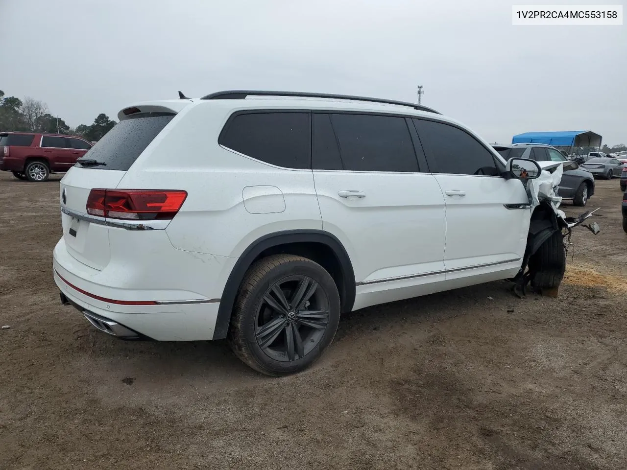 2021 Volkswagen Atlas Se VIN: 1V2PR2CA4MC553158 Lot: 43001164