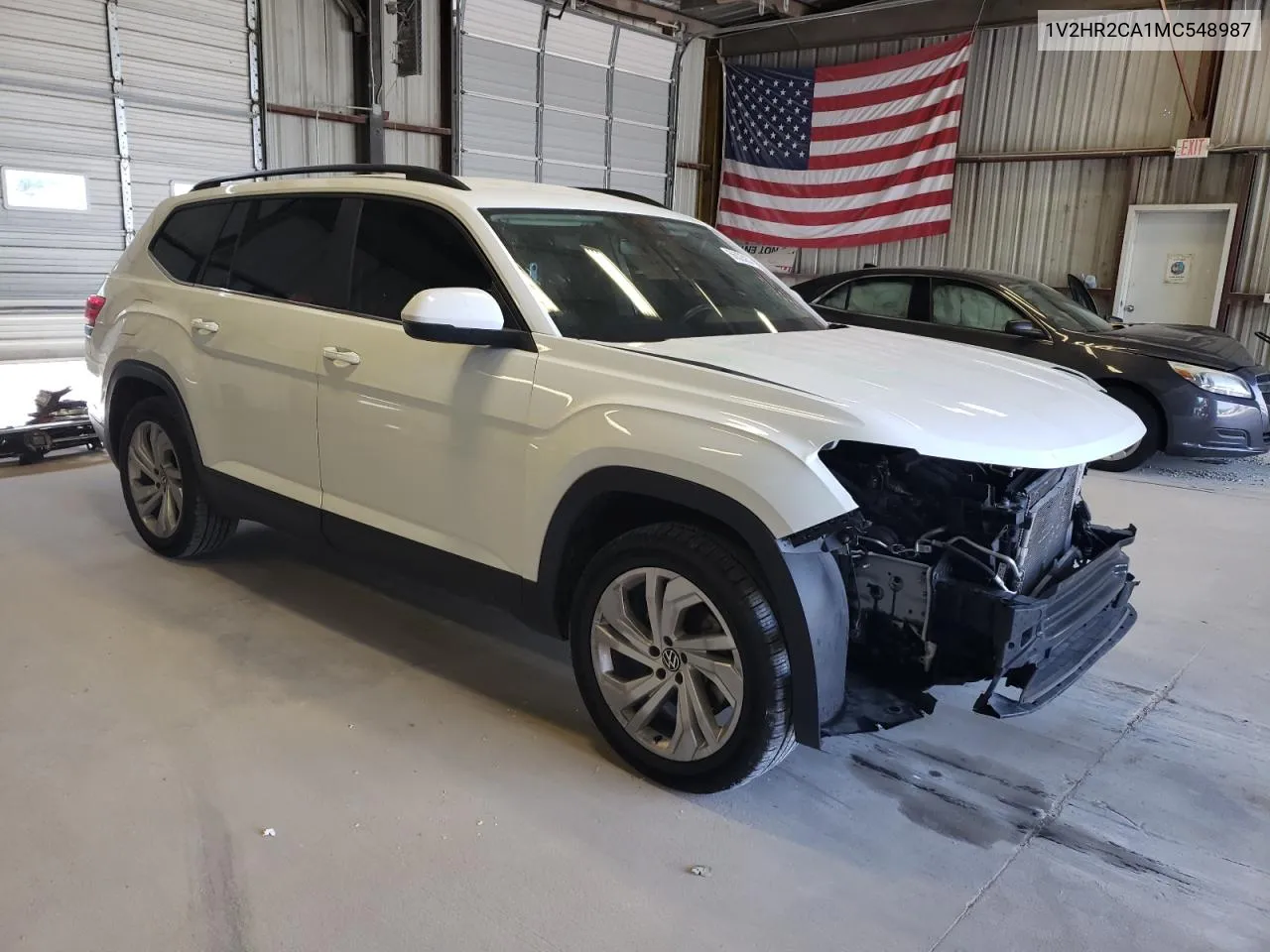 2021 Volkswagen Atlas Se VIN: 1V2HR2CA1MC548987 Lot: 56025934