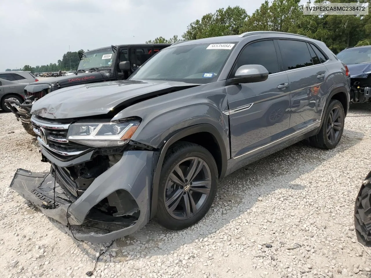 2021 Volkswagen Atlas Cross Sport Se VIN: 1V2PE2CA8MC238472 Lot: 56535884