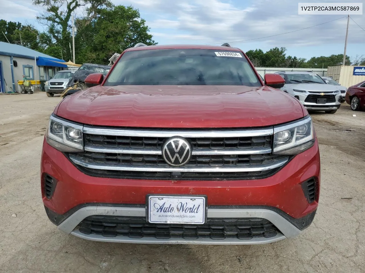 1V2TP2CA3MC587869 2021 Volkswagen Atlas Sel Premium