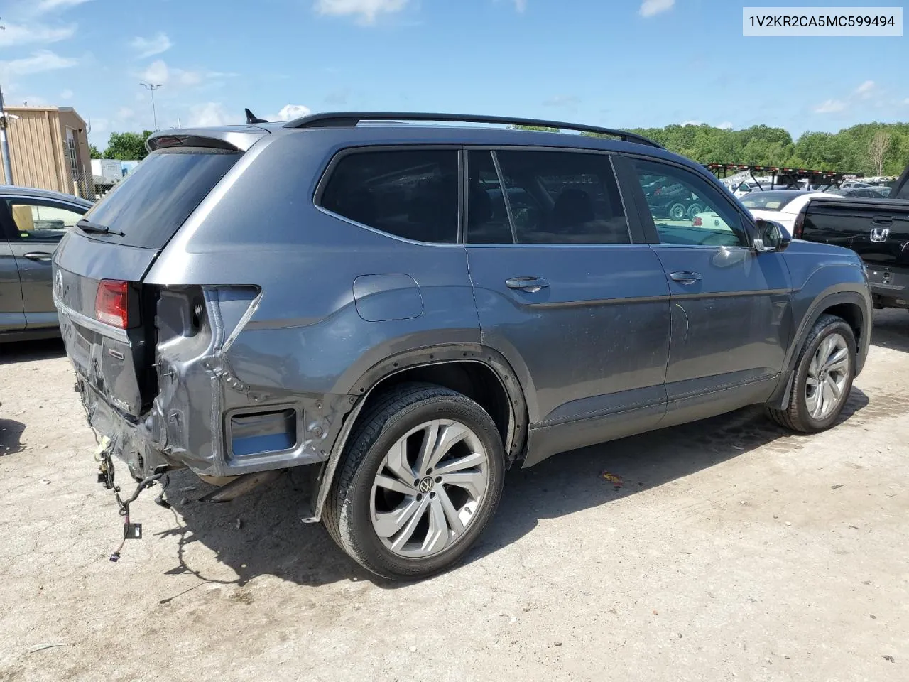 2021 Volkswagen Atlas Se VIN: 1V2KR2CA5MC599494 Lot: 58938134