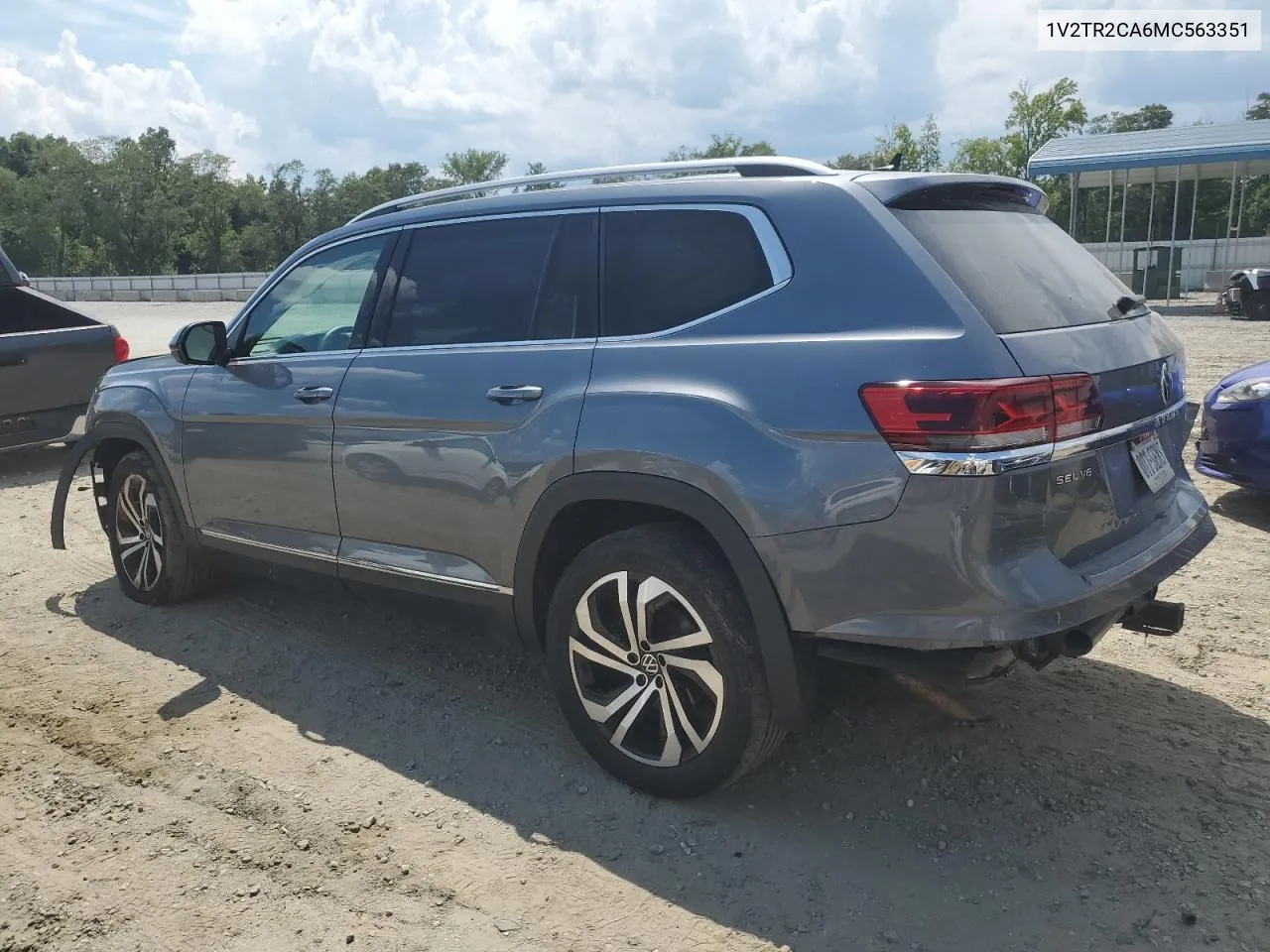 2021 Volkswagen Atlas Sel Premium VIN: 1V2TR2CA6MC563351 Lot: 61534664