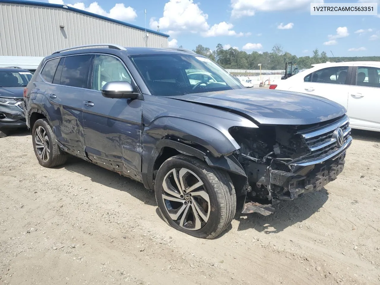 2021 Volkswagen Atlas Sel Premium VIN: 1V2TR2CA6MC563351 Lot: 61534664