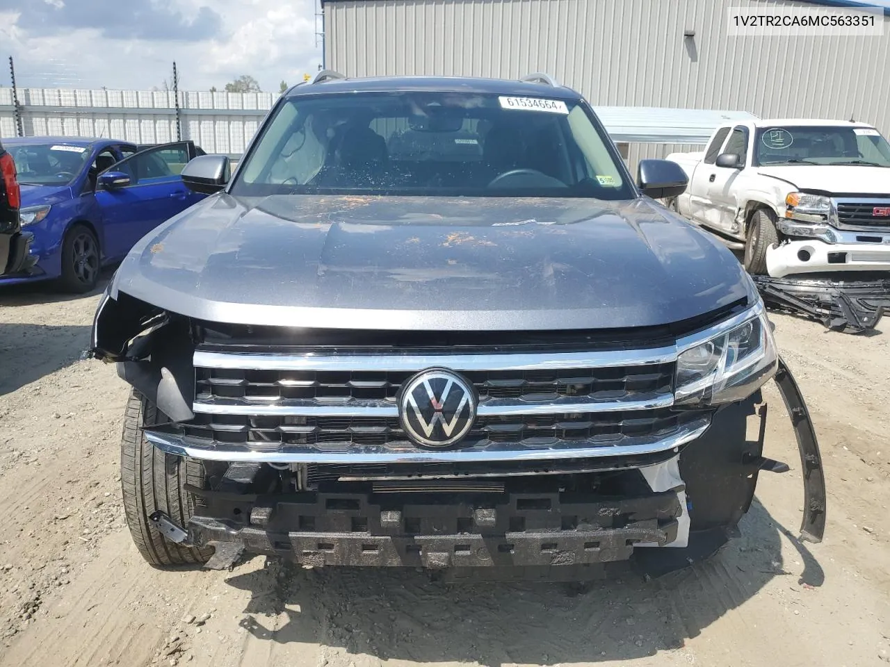 1V2TR2CA6MC563351 2021 Volkswagen Atlas Sel Premium