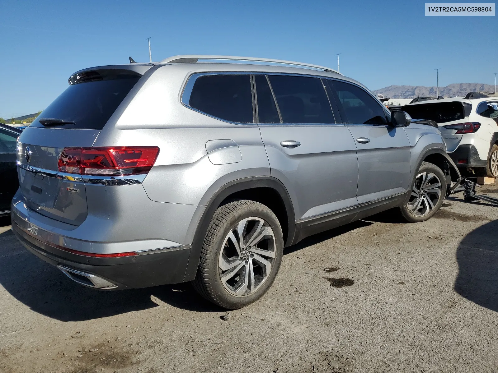 2021 Volkswagen Atlas Sel Premium VIN: 1V2TR2CA5MC598804 Lot: 61916724