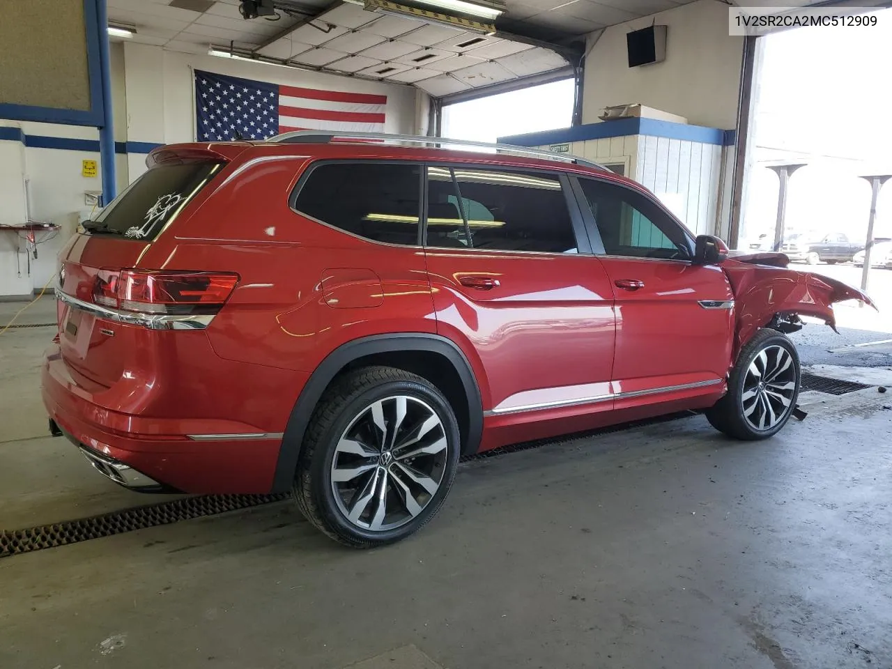 2021 Volkswagen Atlas Sel R-Line VIN: 1V2SR2CA2MC512909 Lot: 62436804