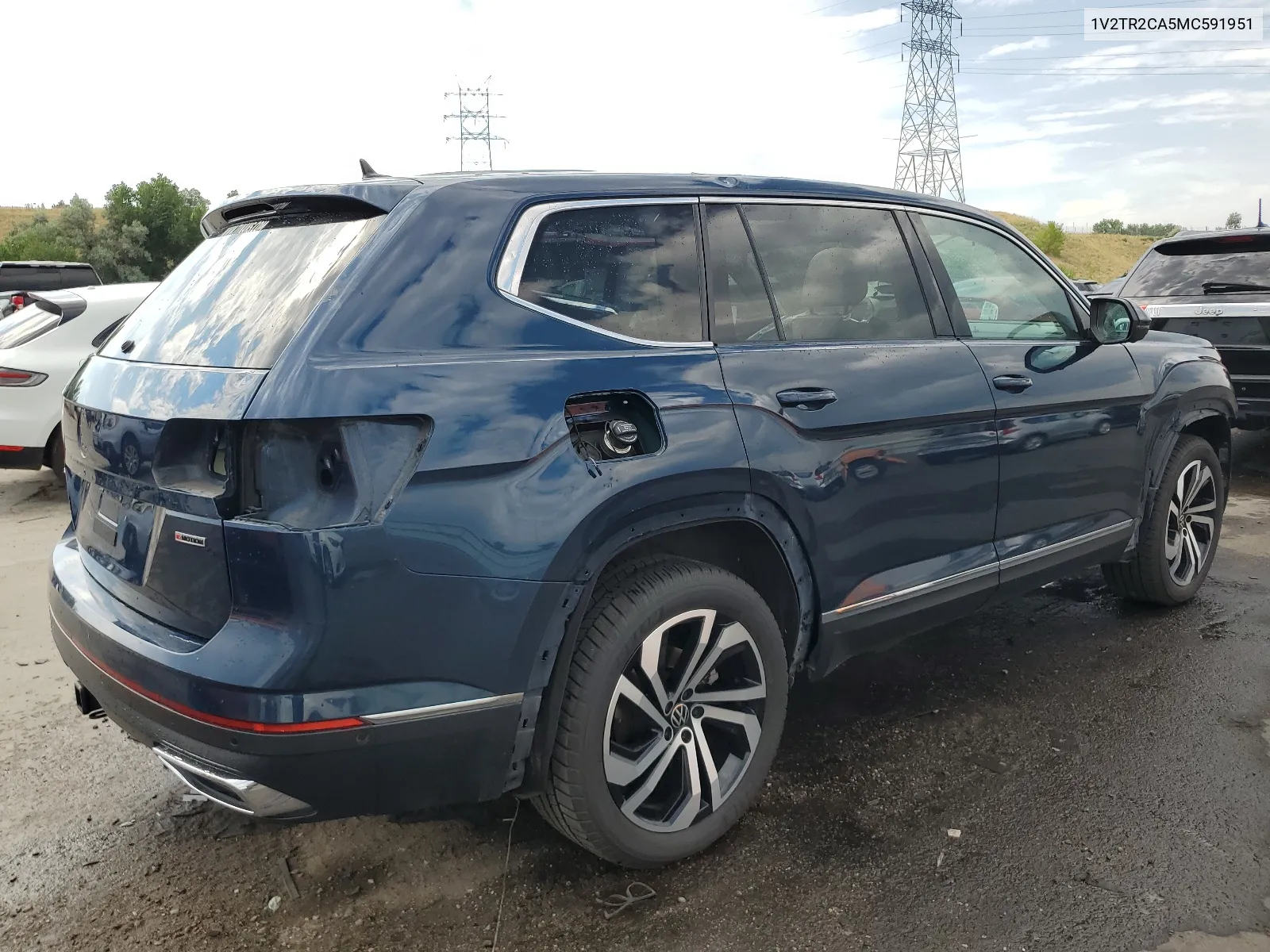 2021 Volkswagen Atlas Sel Premium VIN: 1V2TR2CA5MC591951 Lot: 62544744