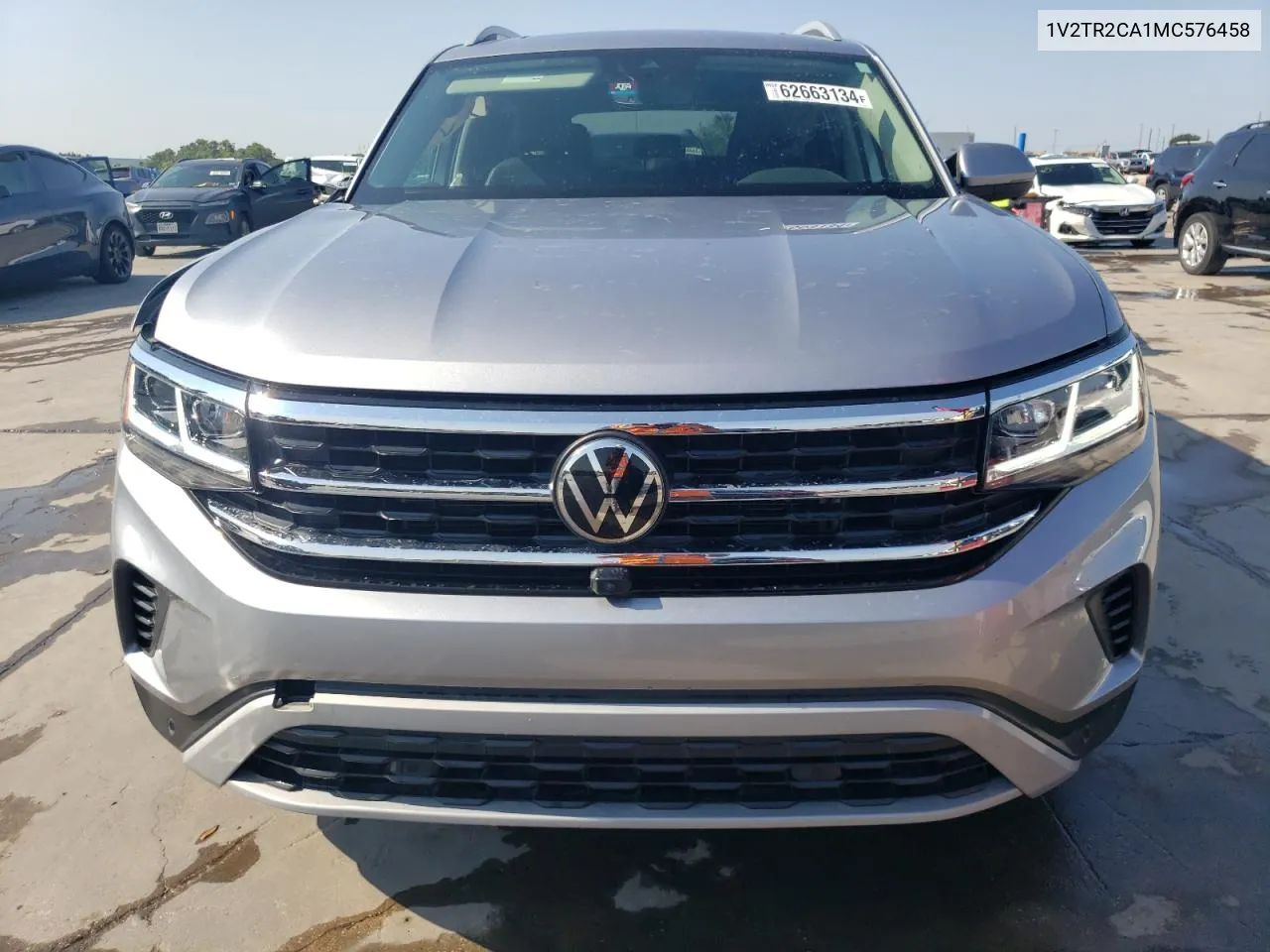 2021 Volkswagen Atlas Sel Premium VIN: 1V2TR2CA1MC576458 Lot: 62663134