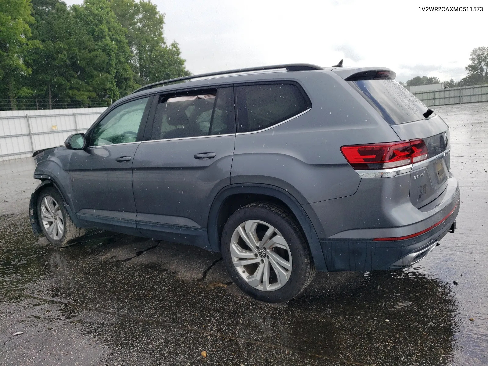 2021 Volkswagen Atlas Se VIN: 1V2WR2CAXMC511573 Lot: 63646084