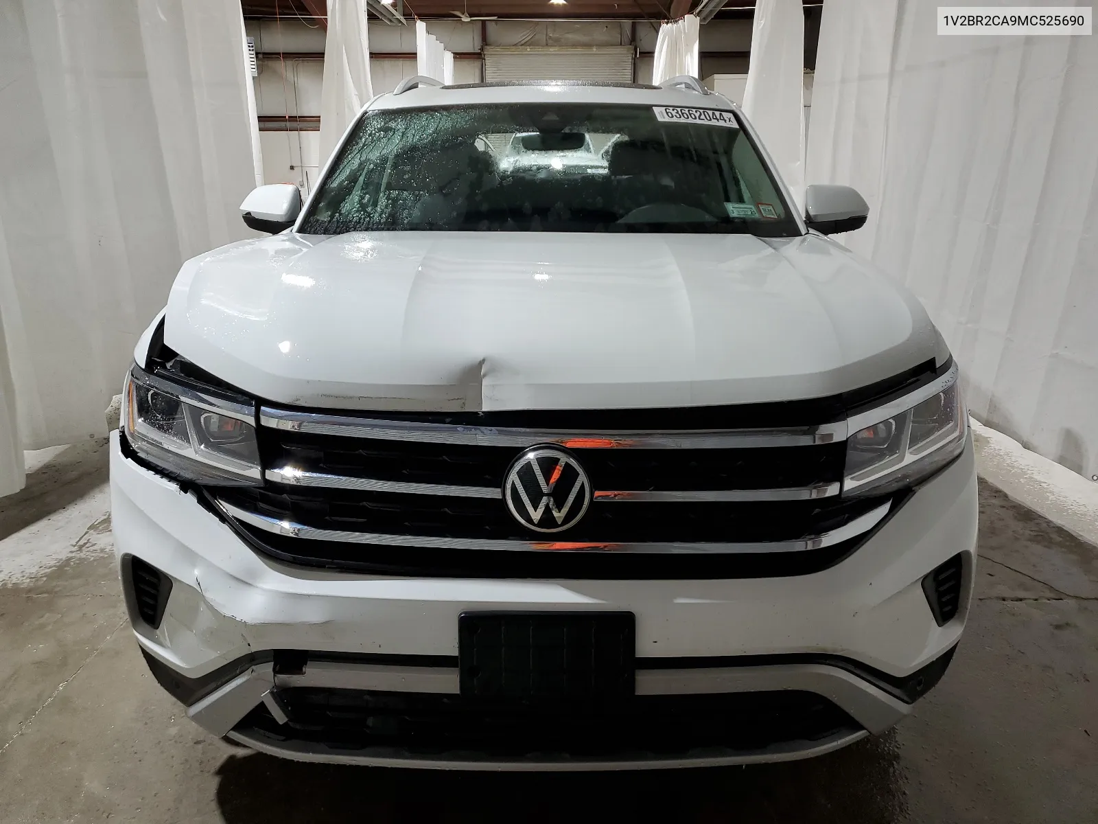 2021 Volkswagen Atlas Sel VIN: 1V2BR2CA9MC525690 Lot: 63662044