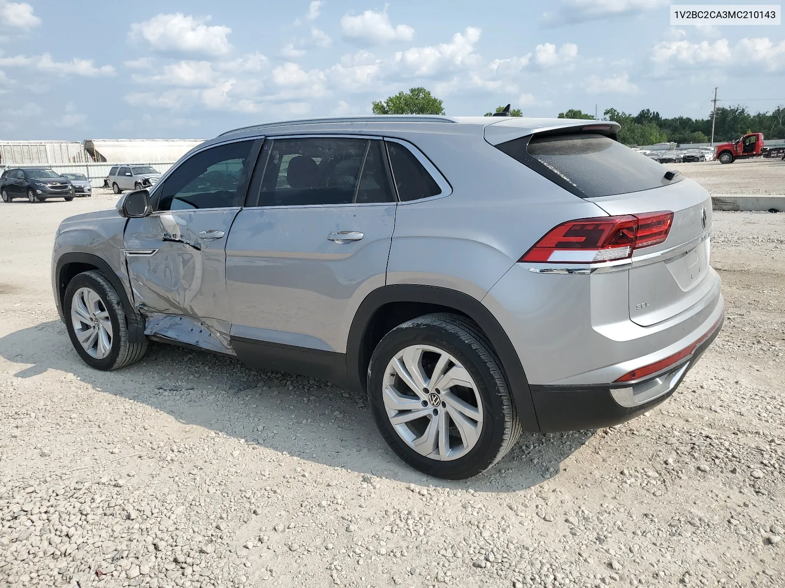 2021 Volkswagen Atlas Cross Sport Sel VIN: 1V2BC2CA3MC210143 Lot: 64711474