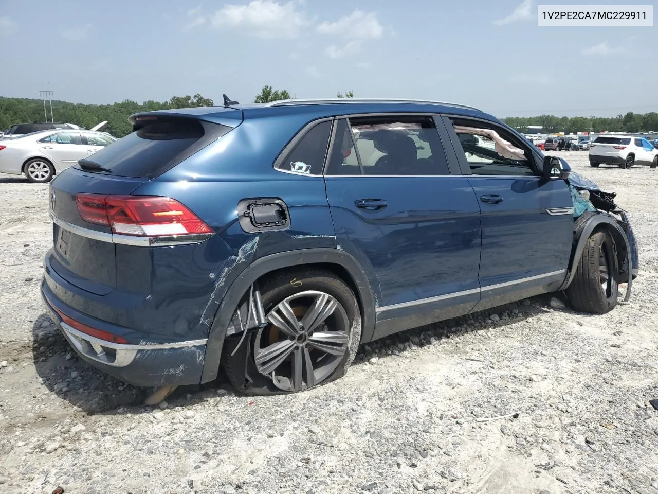 2021 Volkswagen Atlas Cross Sport Se VIN: 1V2PE2CA7MC229911 Lot: 65291524