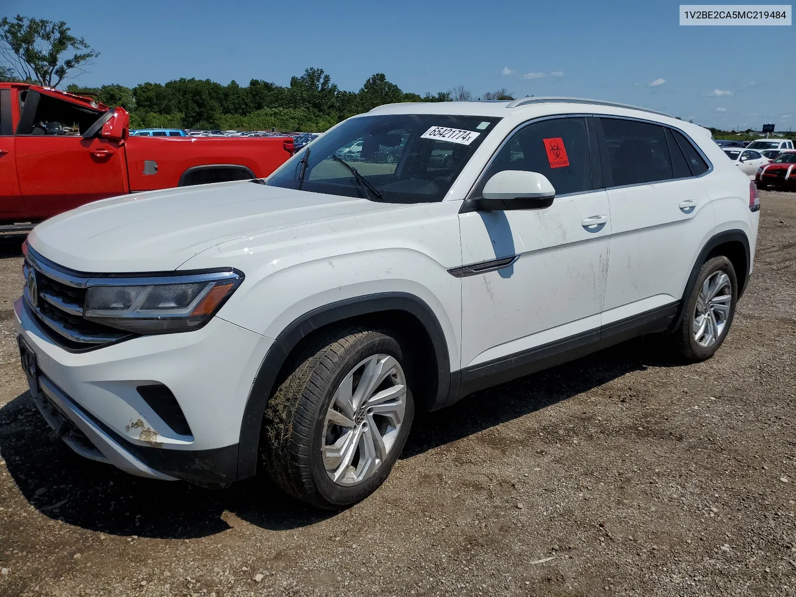 2021 Volkswagen Atlas Cross Sport Sel VIN: 1V2BE2CA5MC219484 Lot: 65421774